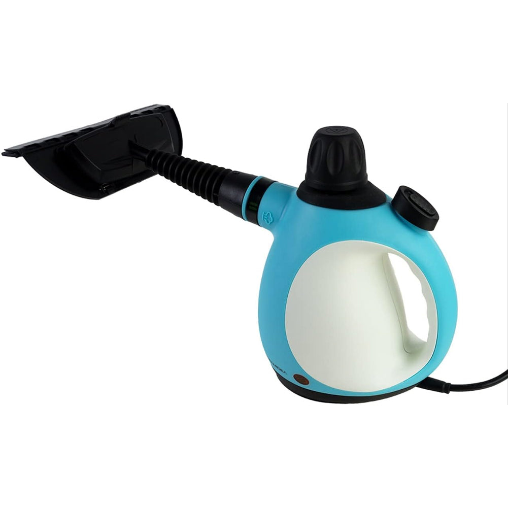 Mini Pulitore a Vapore Potenza Azzurro 1050 Watt Serbatoio 0,25 Litri Accessori