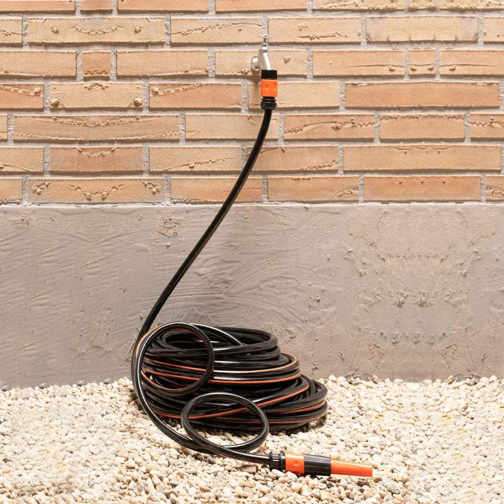 Tubo Pompa dell'Acqua da Giardino 25 Metri Ø19 in PVC Black & Decker