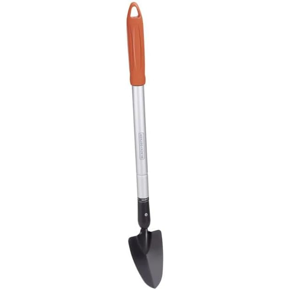 Cazzuola da Giardino con Manico Telescopico da 77-105 cm Resistente al Calore Black & Decker