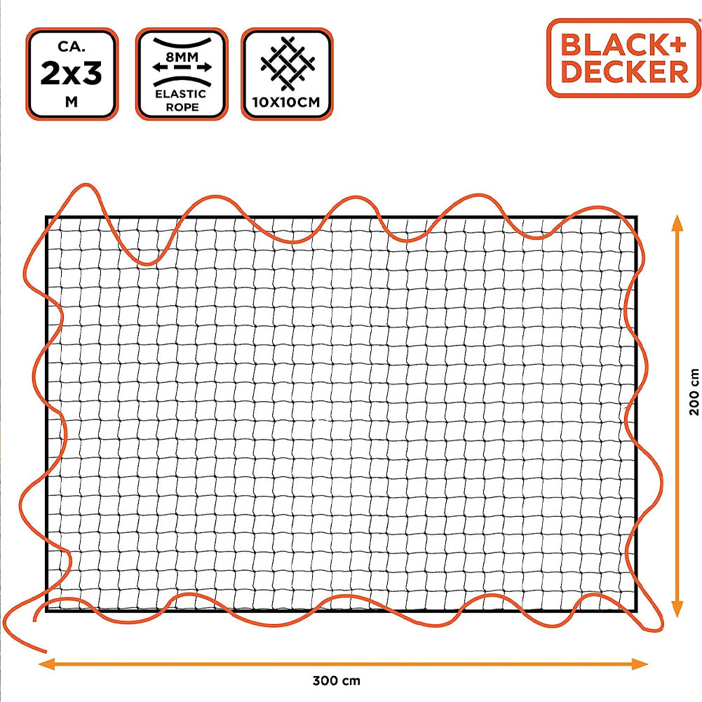 Rete per Rimorchio 2 x 3 Metri Estendibile Elasticizzata per Carichi Pesanti