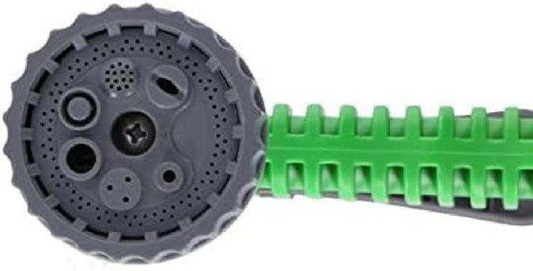 Tubo Pompa dell'Acqua da Giardino Estendibile 10 Metri Rivestimento Elasticizzato Verde Kinzo