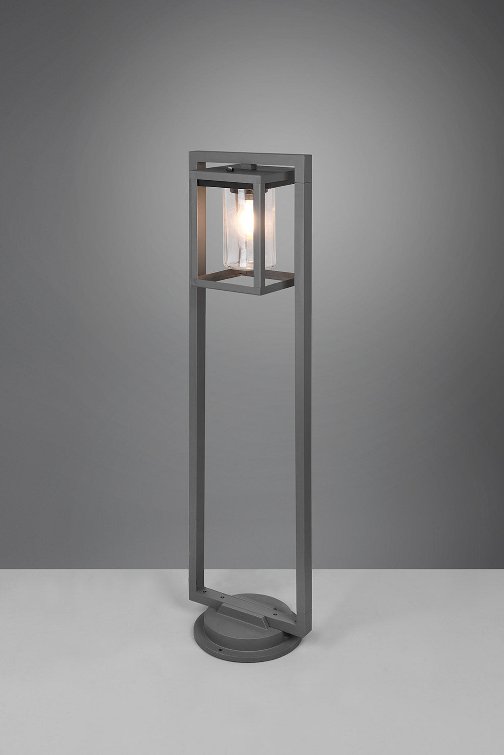 Lampada Palo da Esterno Attacco E27 in Alluminio Pressofuso Antracite