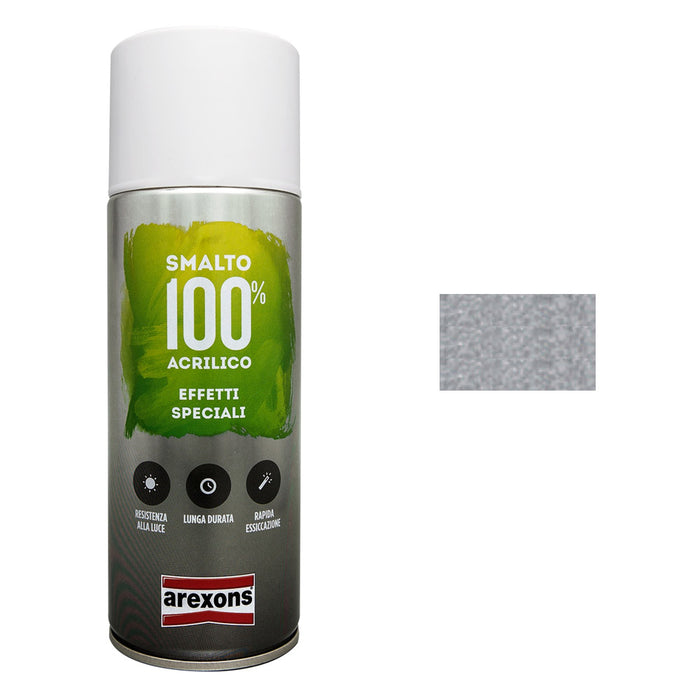 Smalto Spray effetto Diamantato 100% Acrilico Vernice Pittura Arexons Colore: Grigio