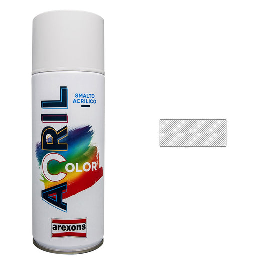 Smalto Spray Acricolor Vernice Acrilica per Metallo Legno Muro Interno Esterno Colore: Trasparente Opaco