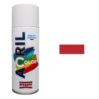 Smalto Spray Acricolor Vernice Acrilica per Metallo Legno Muro Interno Esterno Colore: Rosso Fuoco