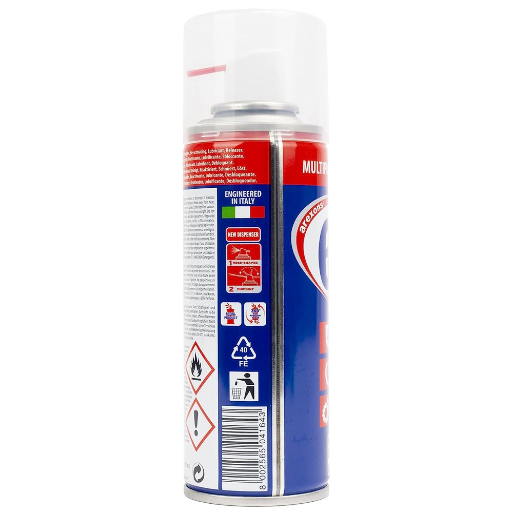 Lubrificante Spray 6 in 1 Arexons Sbloccante Anticorrosivo 200 ml