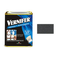 Vernice Antiruggine Vernifer Brillante Satinata Metallizzata Interno Esterno Colore: Grafite Metallizzato