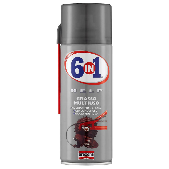 Grasso Spray Multiuso Lubrificante Anticorrosione Help 6 in 1 Arexons