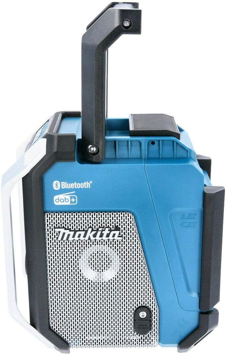 Makita Radio portatile da cantiere caricabatterie + funzione Bluetooth e porta USB DMR115