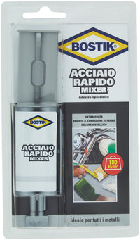 BOSTIK ACCIAIO RAPIDO MIXER 24 ML  PZ 12,0