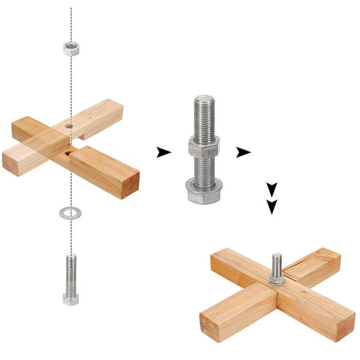 Albero Di Natale Innevato King Premium 180cm 831 Rami con Pigne e Base Legno