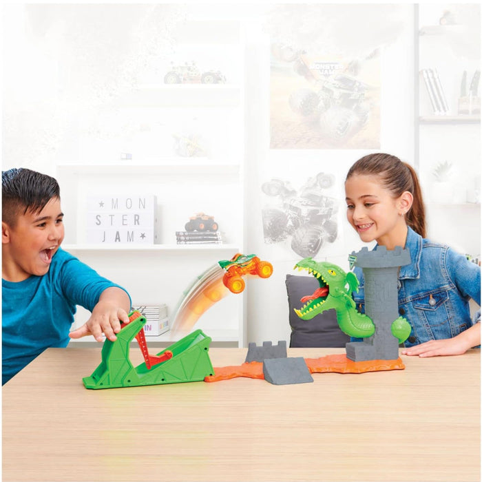 Monster Jam Playset per Veicoli Giocattolo per Bambini Ragazzi Gioco Idea Regalo