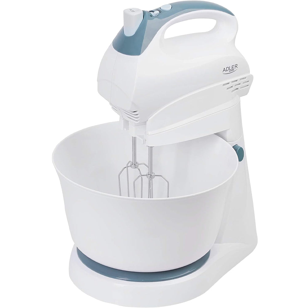 Adler AD4202 Stand Mixer Frullino con Ciotola Bianco 300 W Frullatore 5 Velocità