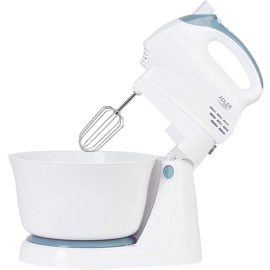 Adler AD4202 Stand Mixer Frullino con Ciotola Bianco 300 W Frullatore 5 Velocità