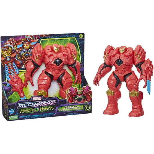 Hasbro Marvel Avengers Mech Strike Monster Hunters Iron Man Action Figure 20 cm