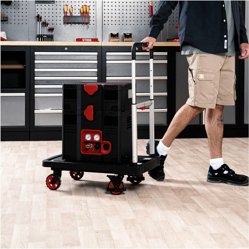 Carrello Multifunzione Pieghevole Portapacchi 150 kg Portacarichi Pesanti