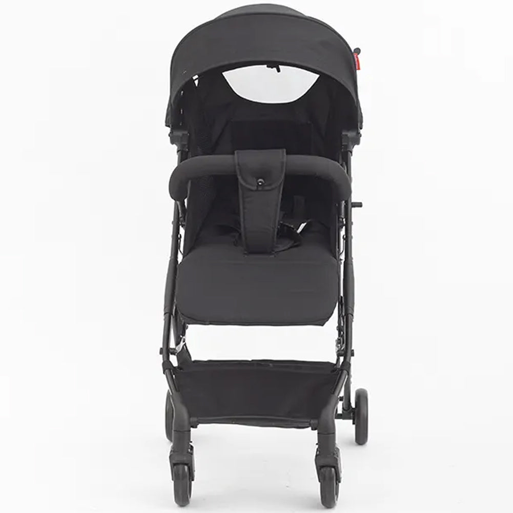 Passeggino Pro Ultra Leggero Nero Chiusura Facilitata Salvaspazio Portata 15 kg