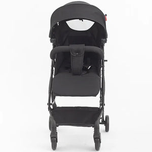 Passeggino Pro Ultra Leggero Nero Chiusura Facilitata Salvaspazio Portata 15 kg