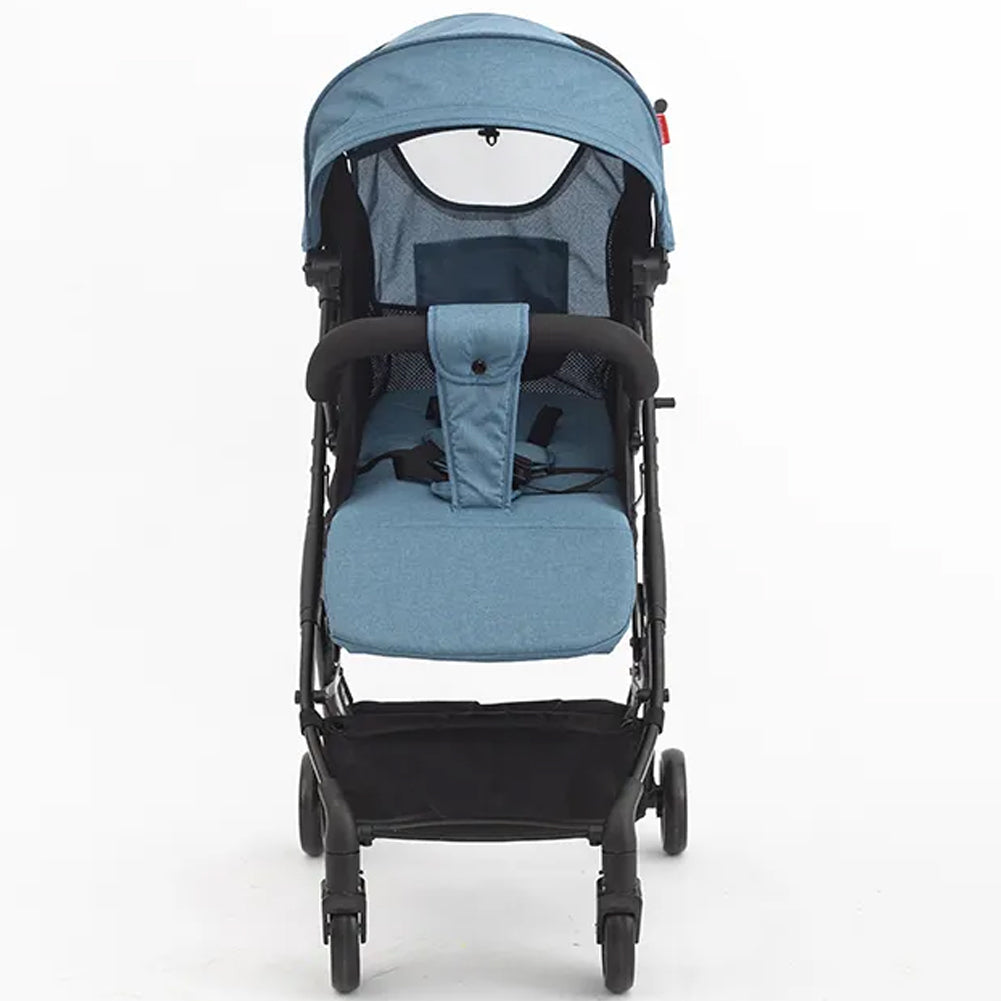 Passeggino Pro Ultra Leggero Blu Chiusura Facilitata Salvaspazio Portata 15 kg