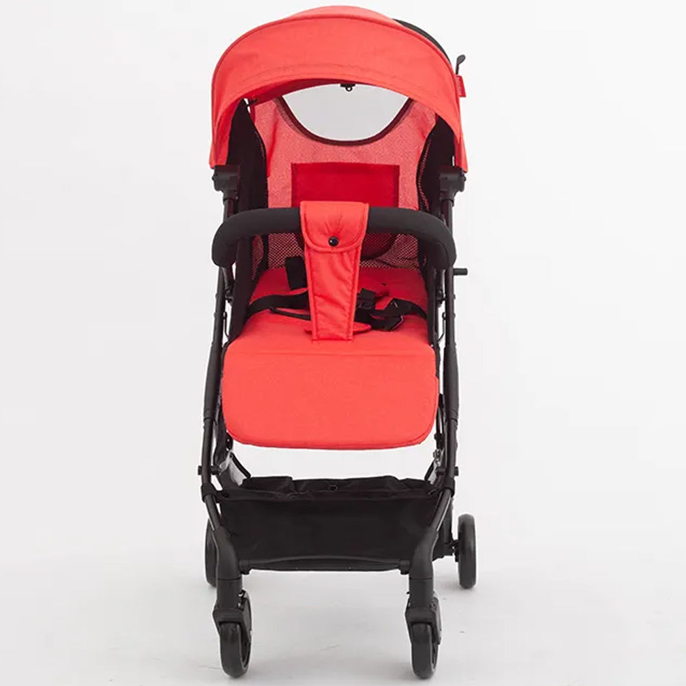 Passeggino Pro Ultra Leggero Rosso Chiusura Facilitata Salvaspazio Portata 15 kg