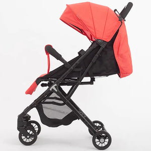 Passeggino Pro Ultra Leggero Rosso Chiusura Facilitata Salvaspazio Portata 15 kg