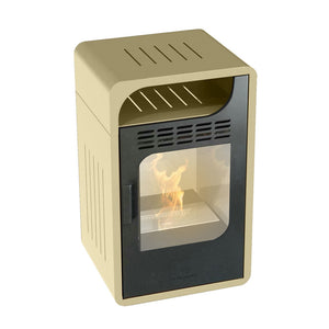 Stufa a Bioetanolo Ventilata Fiammetta Junior 3 kw GMR Trading Colore: Beige