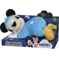 Disney Peluche Topolino Dolce Nanna con Tutina Luminescente al Buio Pupazzo