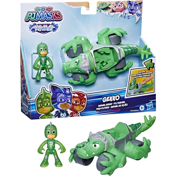 PJ Masks Animal Power Veicolo Pyja-Destrier Deluxe di Gluglu Gioco Idea Regalo