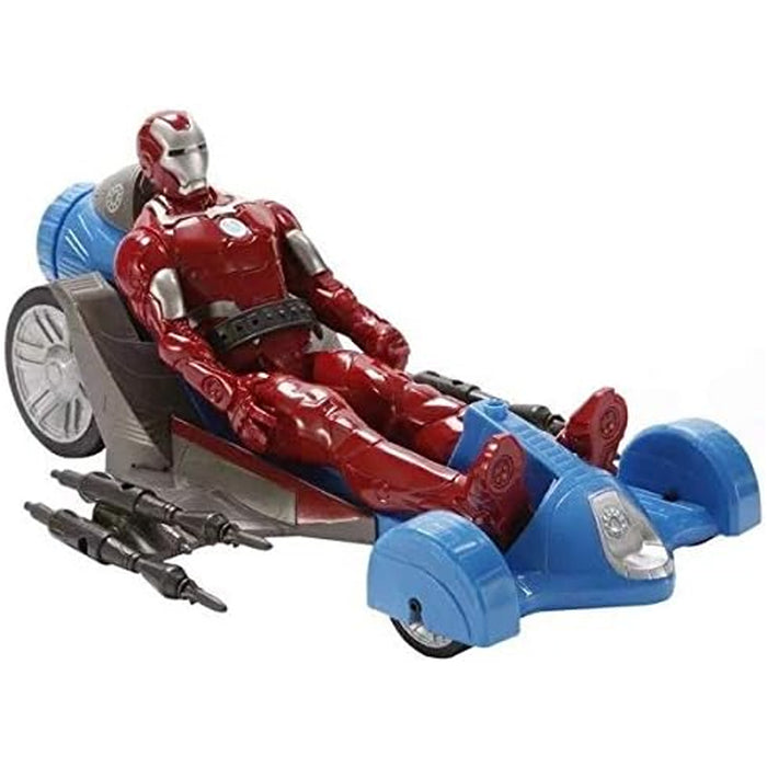 Hasbro Avengers Iron Man con Veicolo 30 cm Action Figure Marvel Idea Regalo