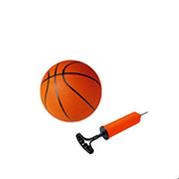 Basket Canestro Piantana Giocattolo Bambini Regolabile con Pallone e Gonfiatore