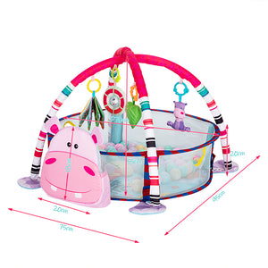 Palestrina Box Tappeto Neonato Bambino Maialino con Recinto Palline Idea Regalo