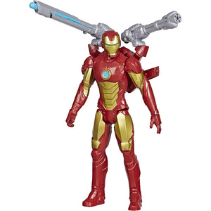 Avengers Iron Man Personaggio Giocattolo Action Figure 30cm e Blaster Titan Hero