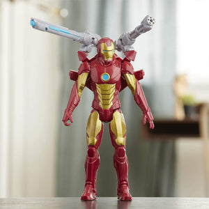 Avengers Iron Man Personaggio Giocattolo Action Figure 30cm e Blaster Titan Hero