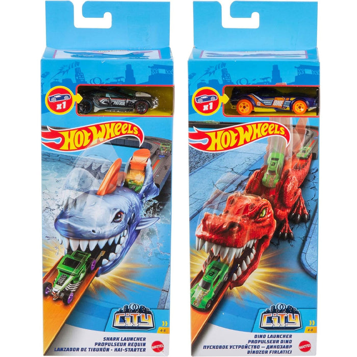 Hot Wheels City Giocattoli Lanciatori con Auto Assortimento Casuale Idea Regalo