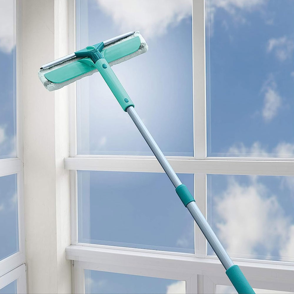 Tergivetri Leifheit Classic Window Cleaner 2 in 1 Bastone Lavavetri