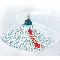 Leifheit Classic Mop Set Mocio Lavapavimenti con Secchio 12 Lt