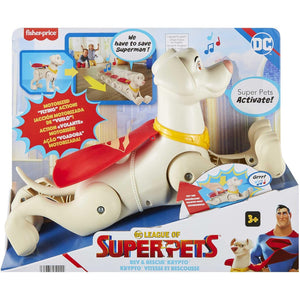 Fisher-Price DC League Super-Pets Super Krypto Personaggio Trasformabile 35,6 cm