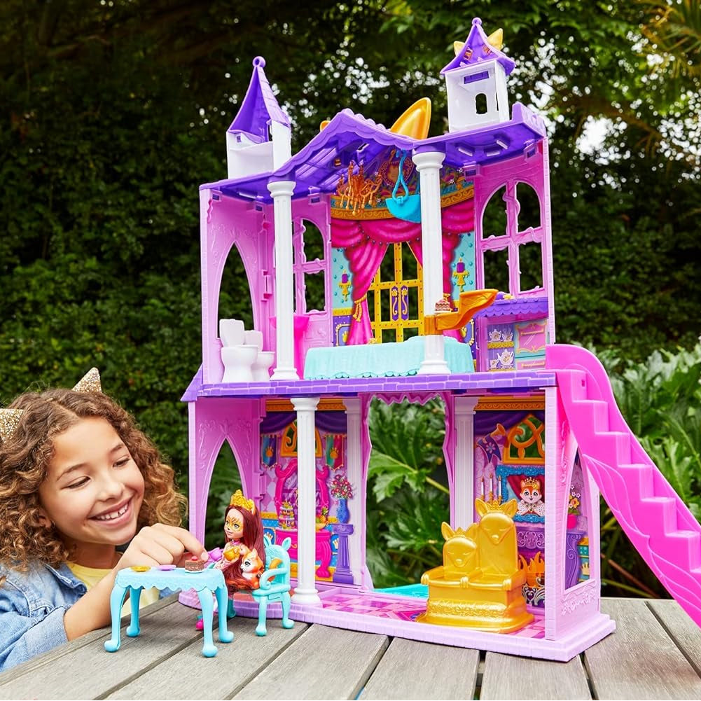 Enchantimals Royals Playset Castello del Ballo Reale 66 cm con Bambola Felicity