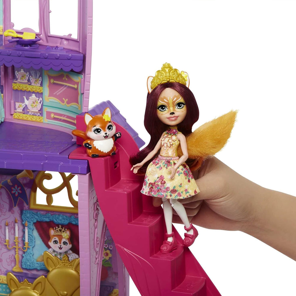 Enchantimals Royals Playset Castello del Ballo Reale 66 cm con Bambola Felicity