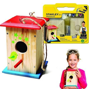 Stanley Jr. Tall Birdhouse Kit Costruzione Casetta Uccelli in Legno Mangiatoia