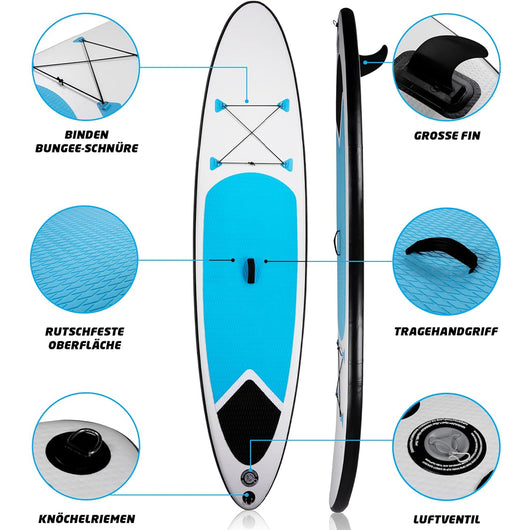 Stand up Paddling Board Tavola Gonfiabile Pagaia Estensibile Kit di riparazione