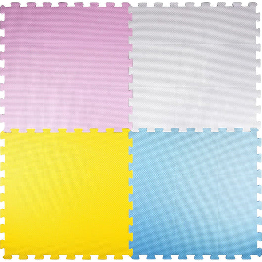 Tappeto Puzzle per Bambini 4 Pezzi 58 x 58 x 1cm Antiscivolo