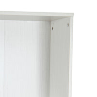 Beth - libreria in legno a 4 ripiani -  73x24x170h cm bianco