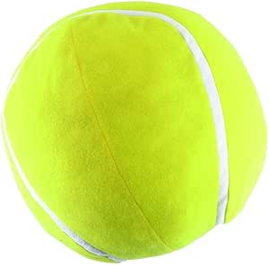 King Home CUSCINO TENNISBALL in poliestere 25 cm  giallo