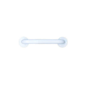 Maniglione disabili barra sicurezza bagno inox bianco 30 cm nofer 15054.30.W