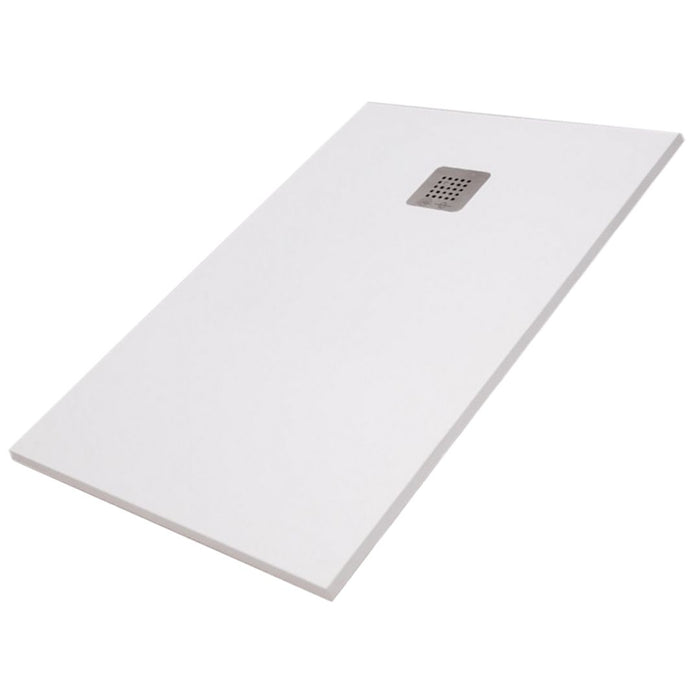 Piatto doccia mineral marmo resina bianco opaco h3,5cm p80-90 *** finitura- bianco opaco, misure l160 x p80 x h3,5 cm...