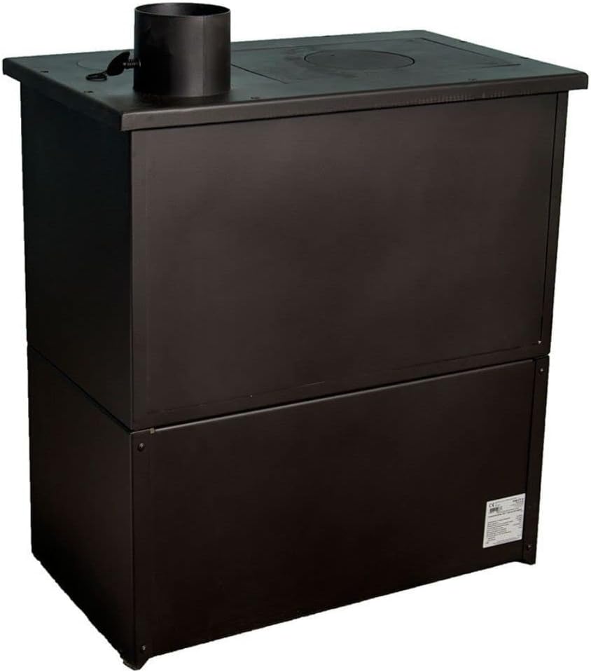 Stufa a legna con forno. Piastre in ghisa. 10kw Potenza termica. Modello Prity 1P 34