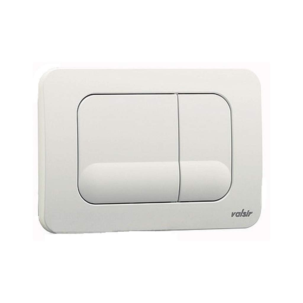 Placca bianca ricambio bagno doppio scarico 245x165 vs0870501 valsir