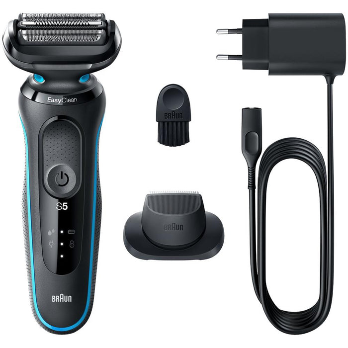 Braun series 5 51-m1200s rasoio trimmer nero, blu