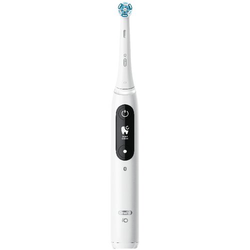 Oral-b io spazzolino elettrico ricaricabile 10 bianco,1 testina, 1 custodia da viaggio ricaricabile, 1 caricatore sense - 4210201435624